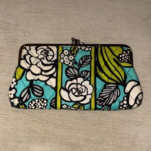 Vera Bradley Double Kisslock Clutch Wallet in Island Blooms